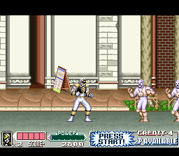 Mighty Morphin Power Rangers The Movie screenshot 3 for Super Nintendo